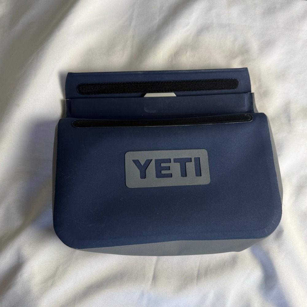 YETI SideClick Dry Gear Pouch Navy Blue Waterproof Magnetic Accessory Bag
